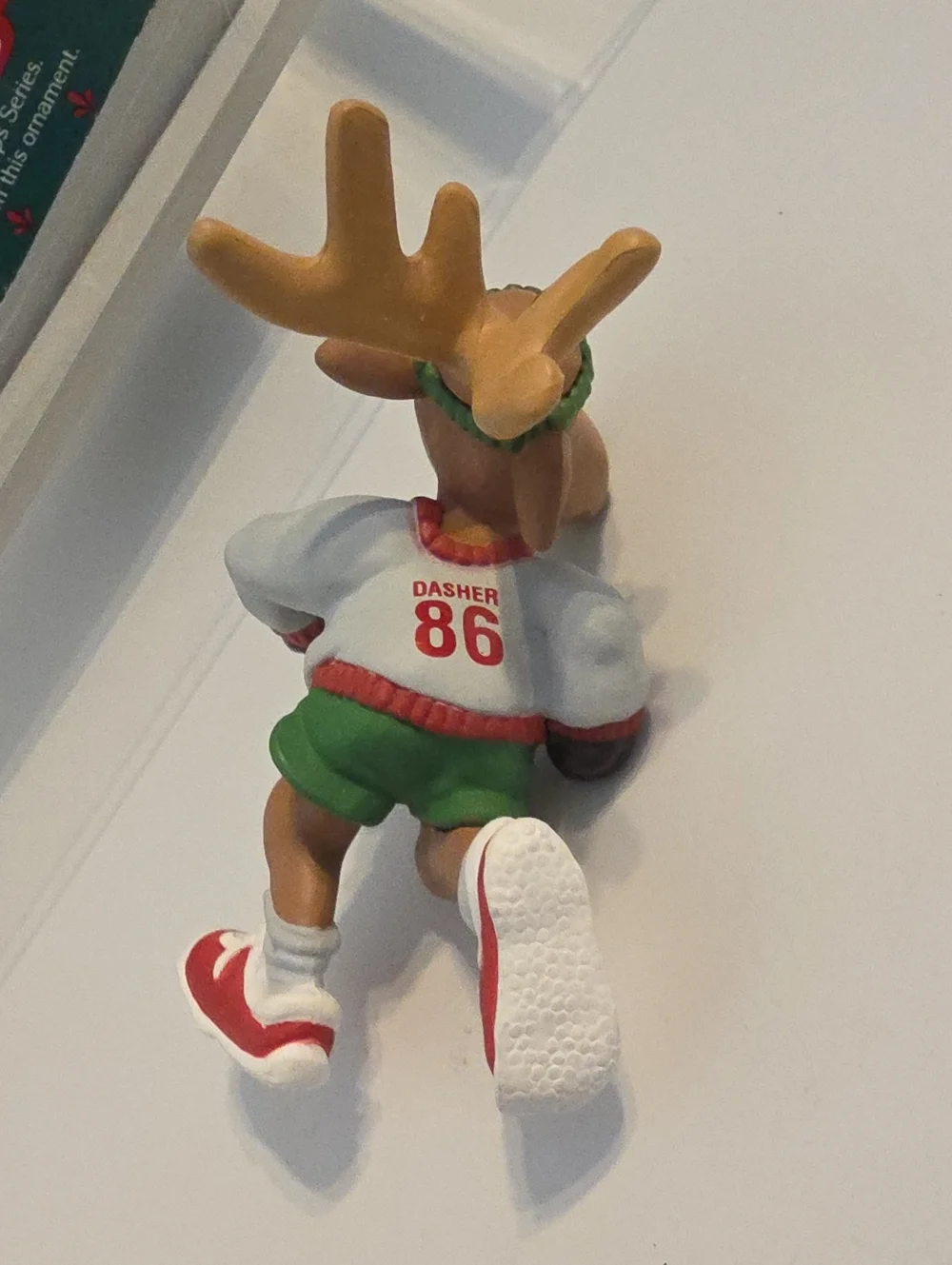 Vintage 1986 Hallmark Keepsake Reindeer Champs Dasher Christmas Ornament